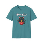 Cat Eating Ramien- T-Shirt