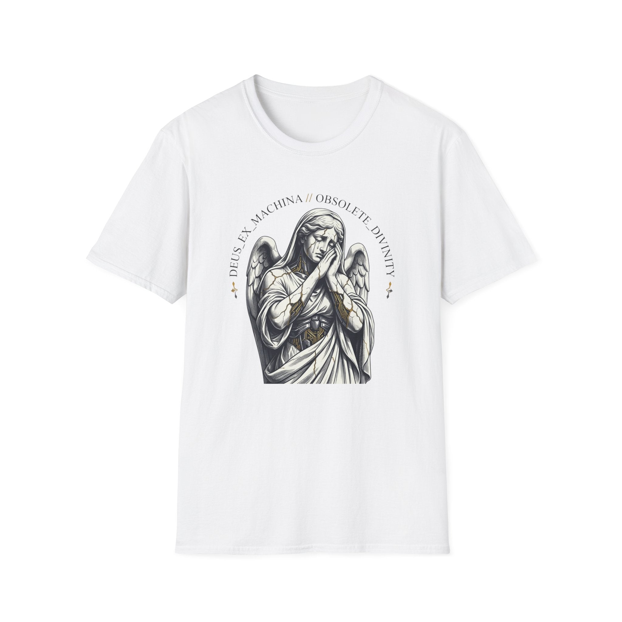 White And Grey Angel  - T-Shirt