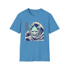 Cyber Mask With Waves - T-Shirt