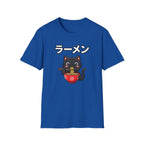 Cat Eating Ramien- T-Shirt