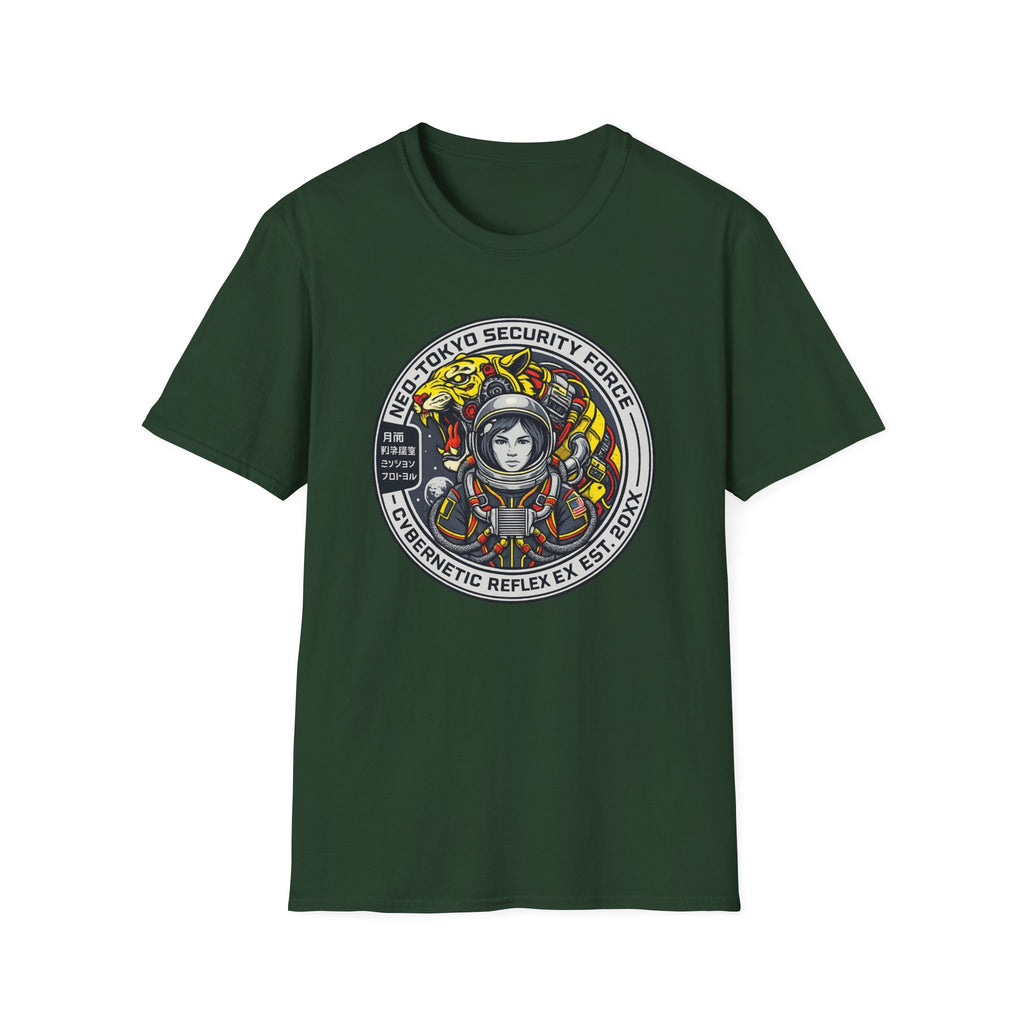 T-Shirt — Neo-Tokyo Security Force Astronaut Graphic Tee