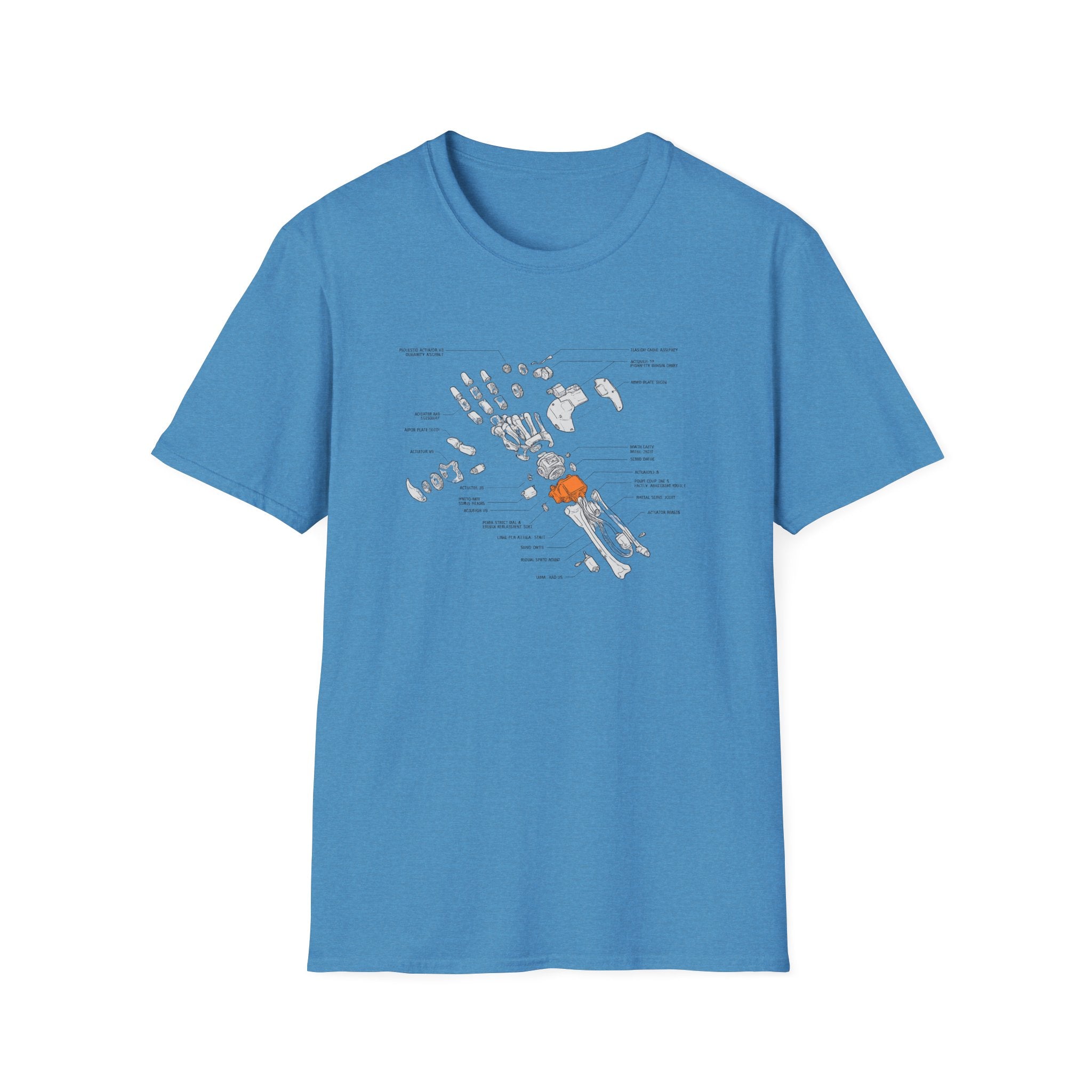 Cybernetic Hand Diagram -T-Shirt