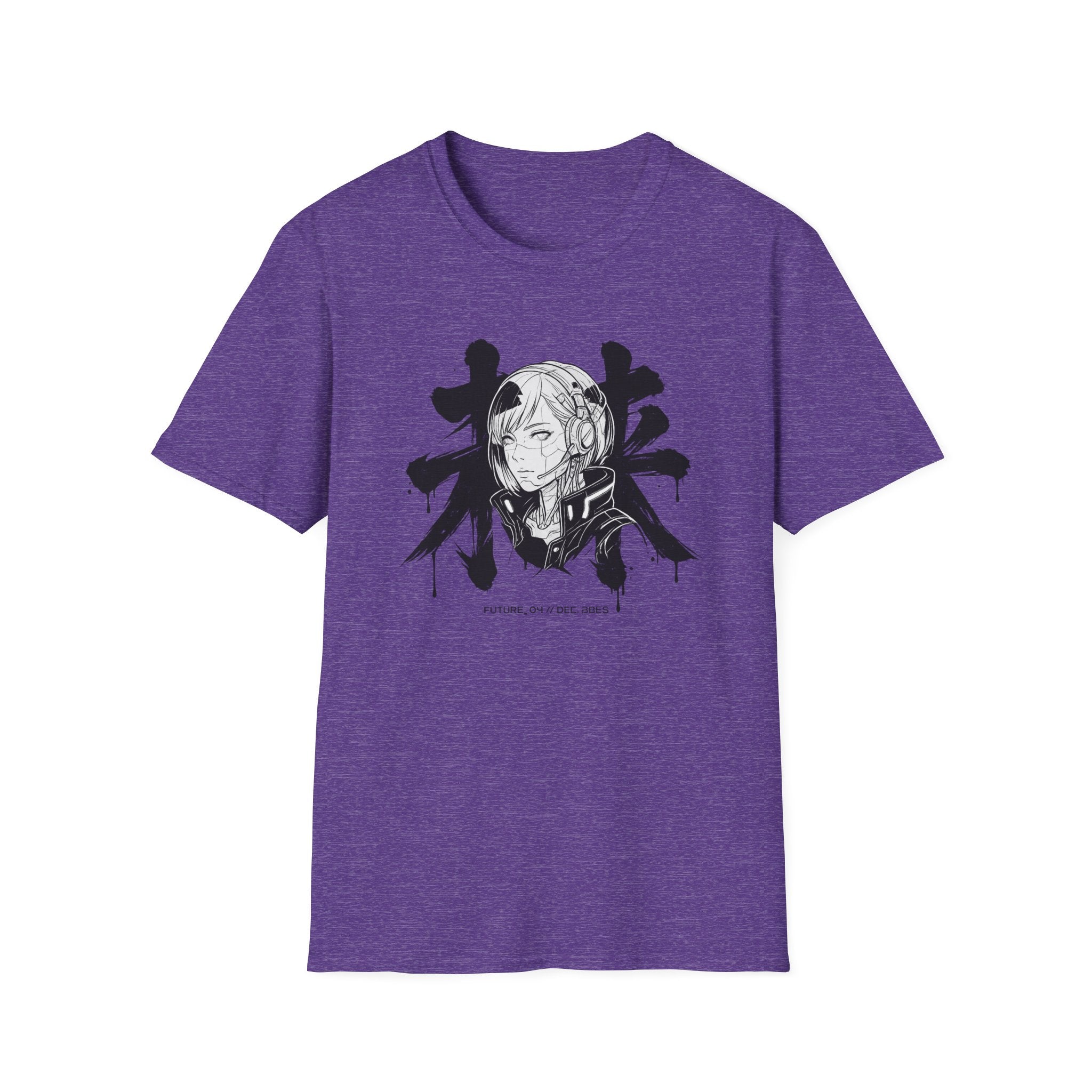 Futuristic Cyber Girl - T-Shirt