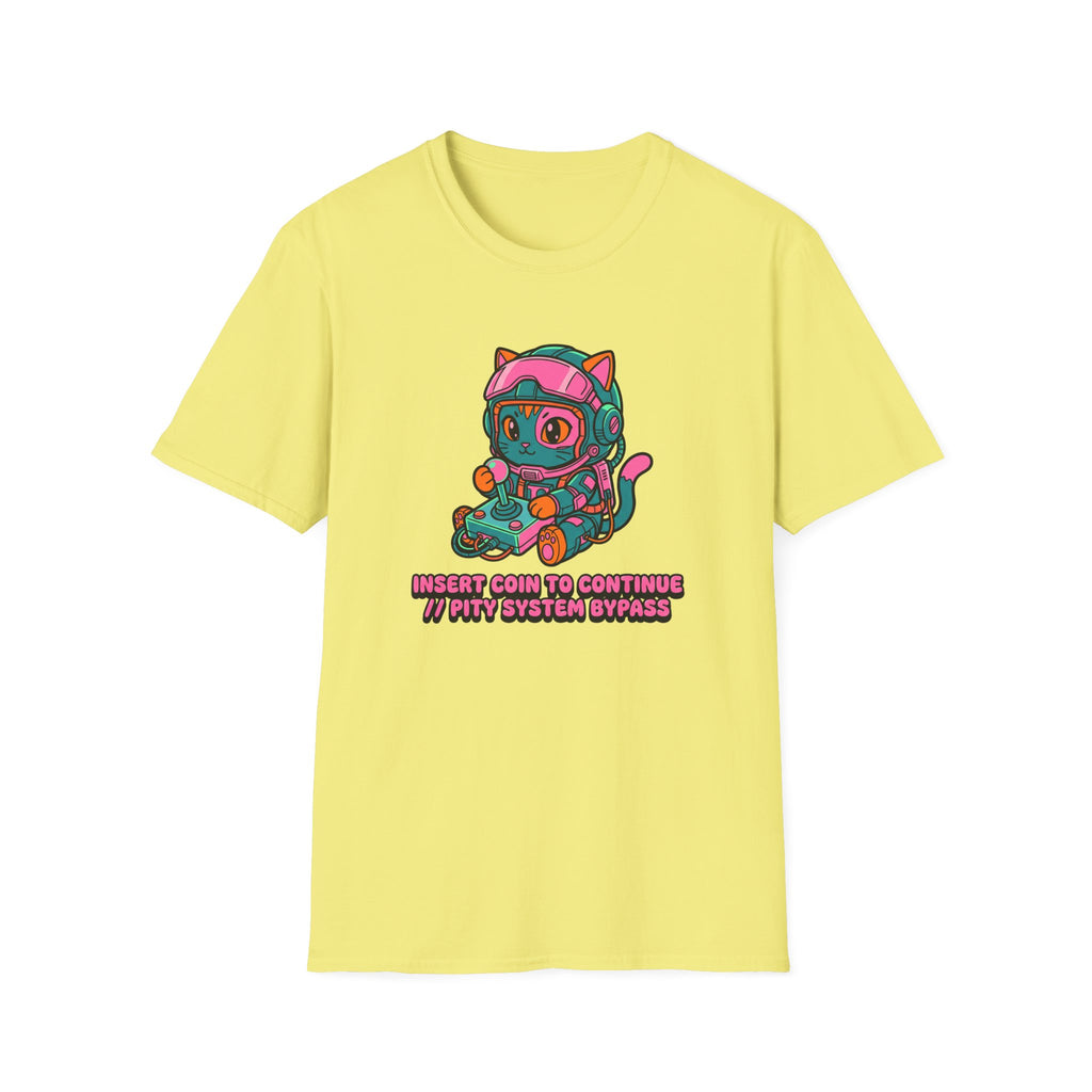 Cat Playing Games  - T-Shirt