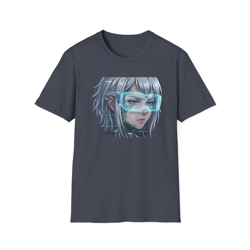 Grey Punk Rock Girl - t-shirt