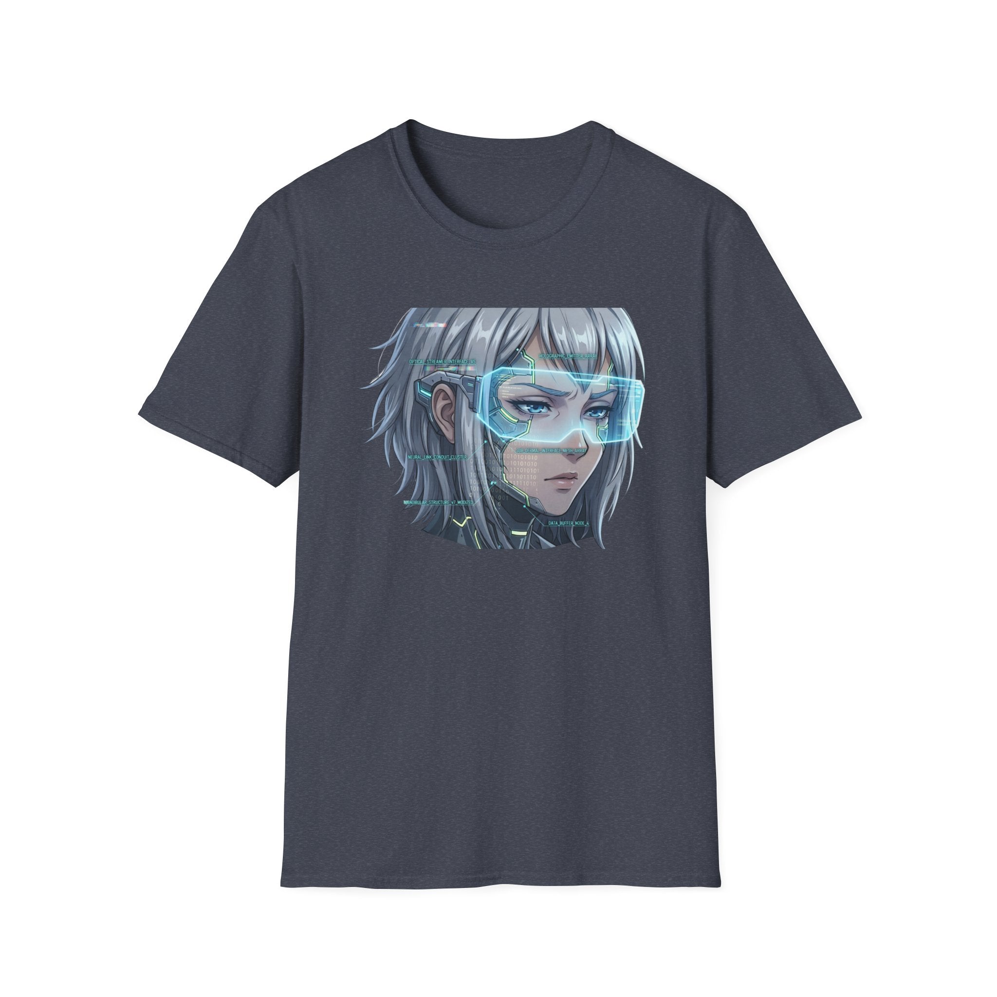 Grey Punk Rock Girl - t-shirt