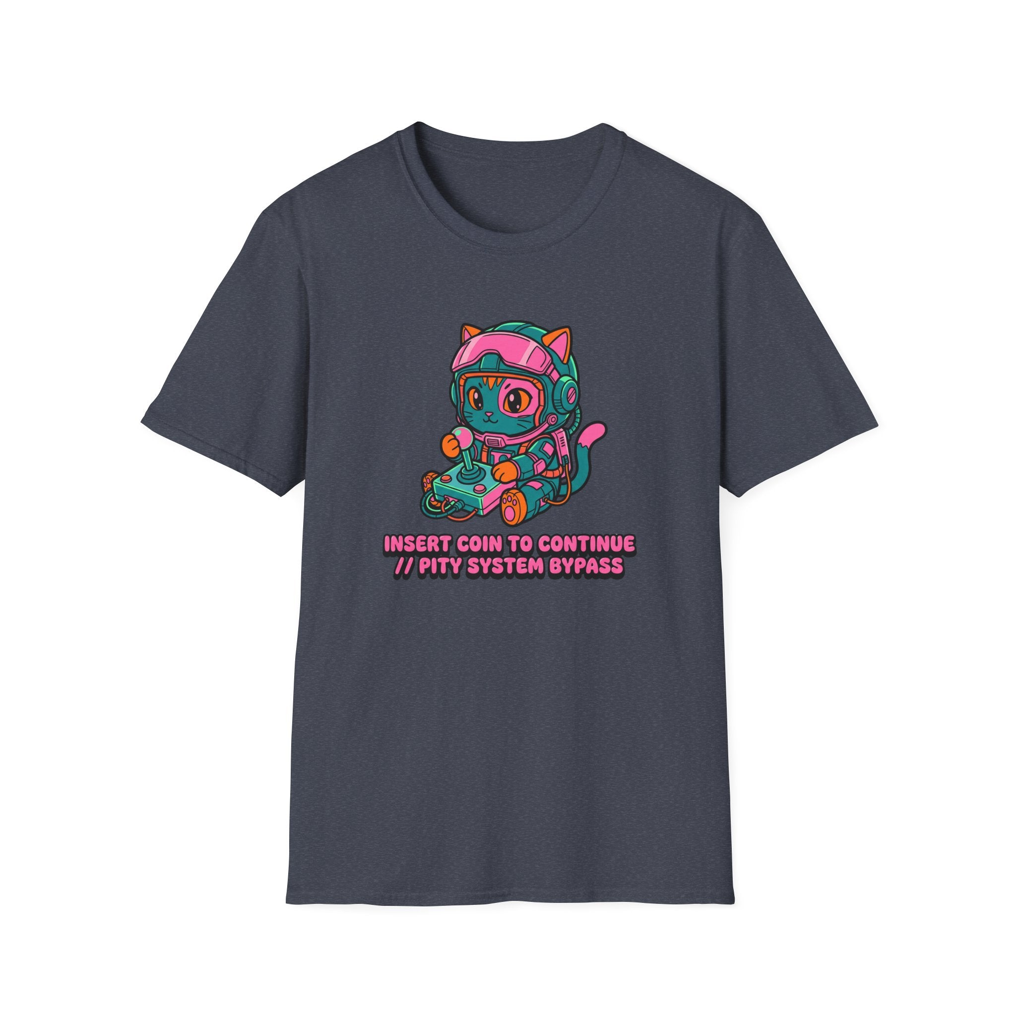 Cat Playing Games  - T-Shirt
