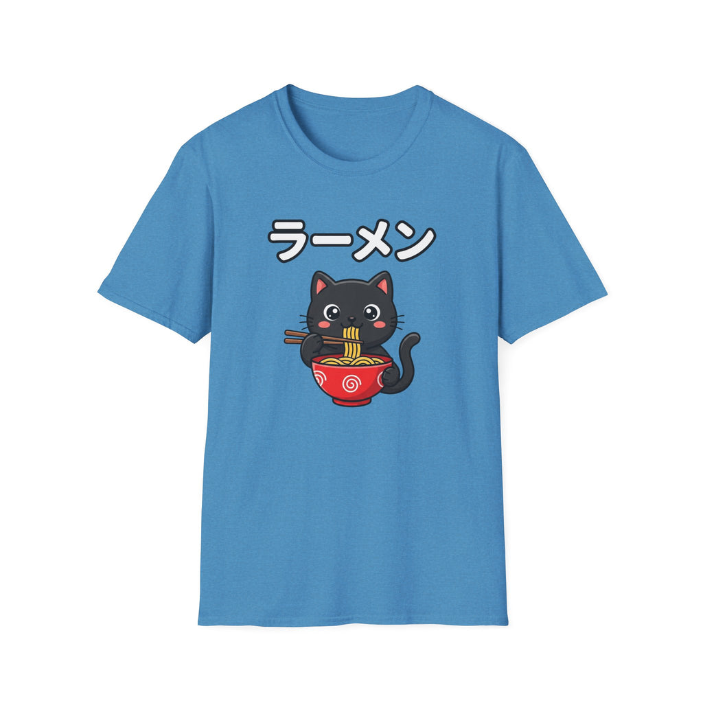 Cat Eating Ramien- T-Shirt