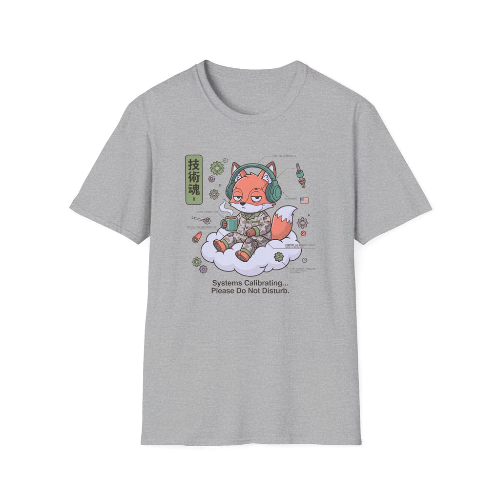 Fox Floating On A Cloud - T-Shirt