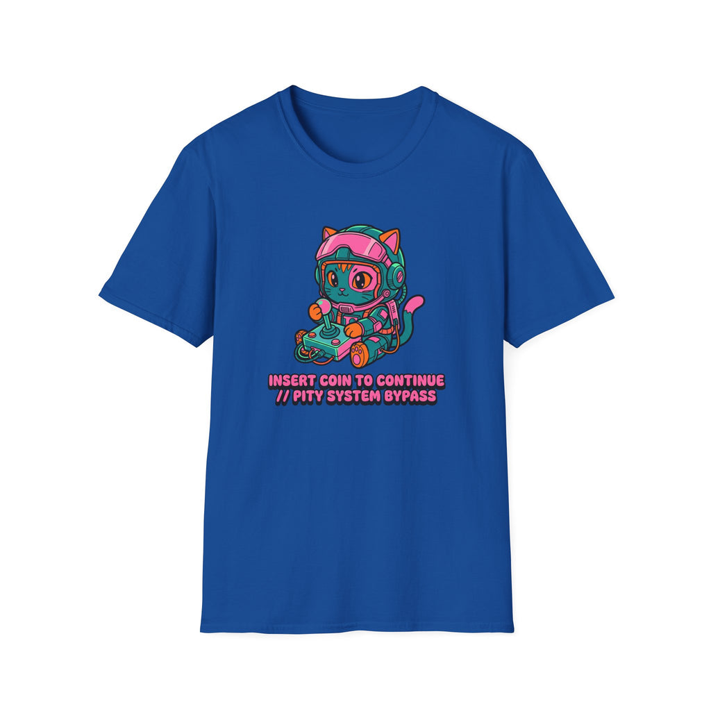 Cat Playing Games  - T-Shirt