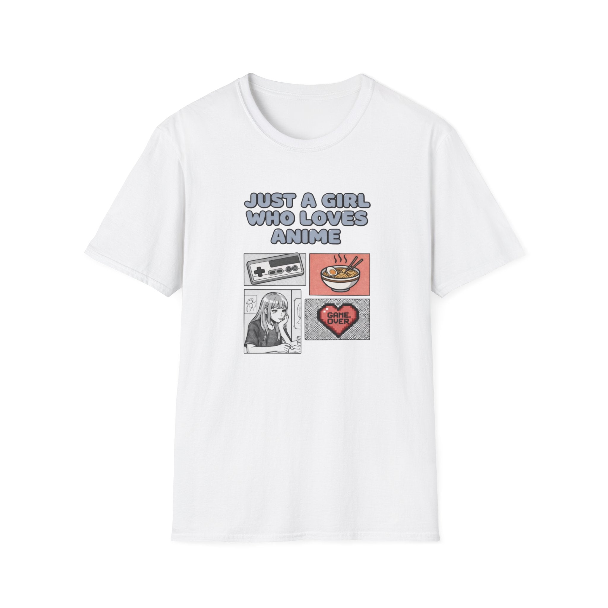 Just A Gurl Who Loves Anime -T-Shirt