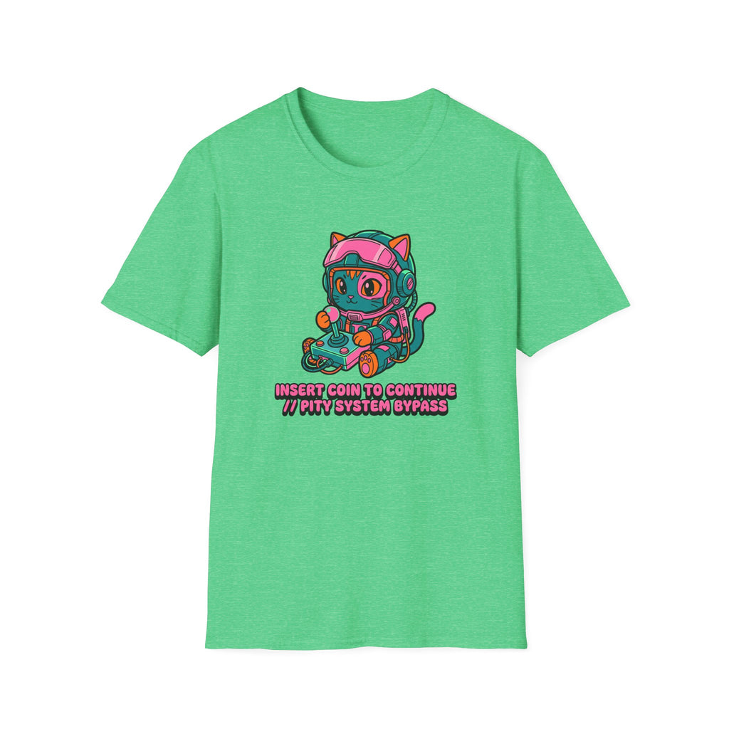 Cat Playing Games  - T-Shirt