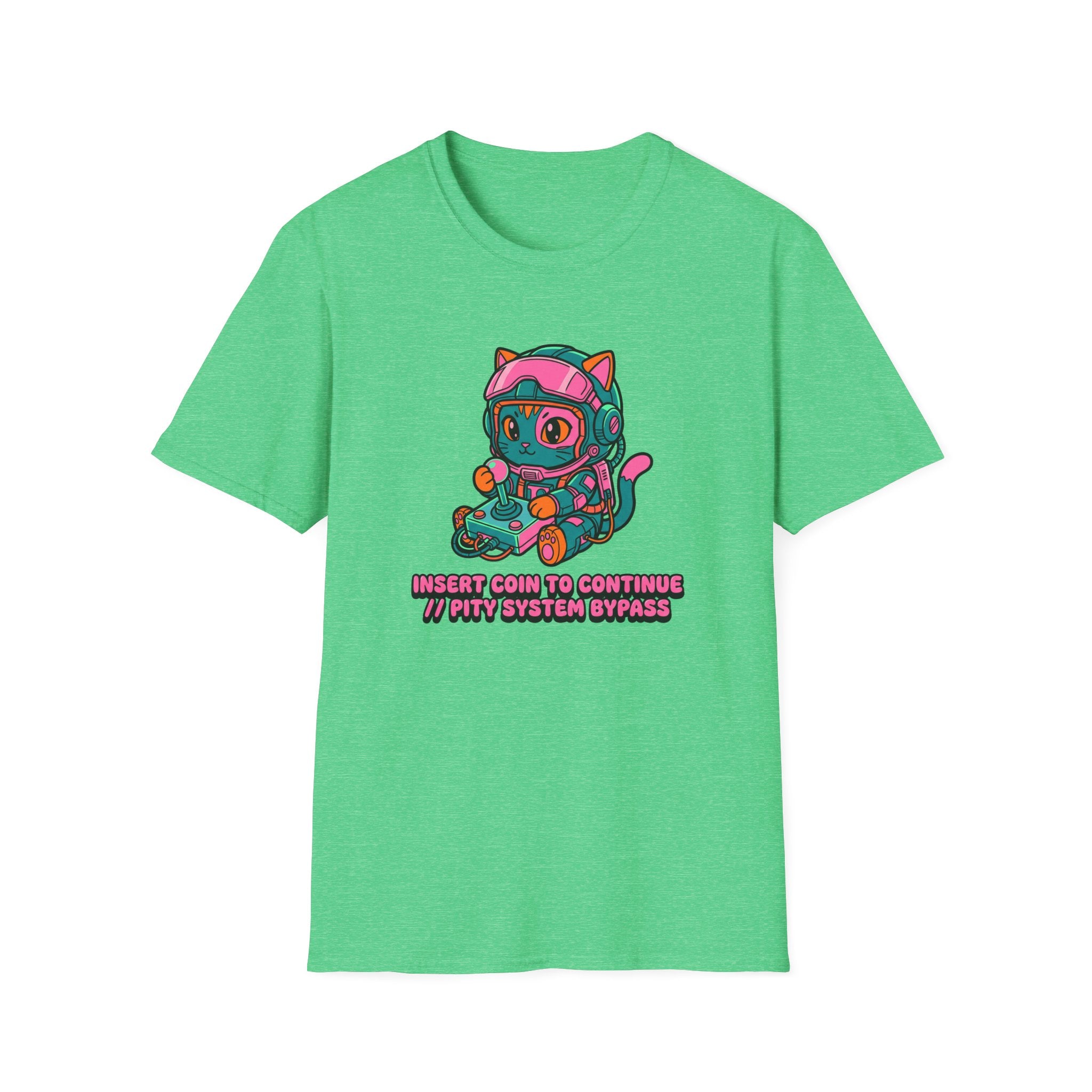 Cat Playing Games  - T-Shirt