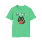 Cat Eating Ramien- T-Shirt