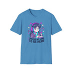 Girl With Headphones, I Paused My Game To Be Here  - T-Shirt