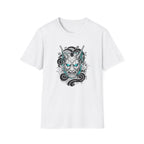Cyberpunk Oni With Blue Eyes- t-shirt
