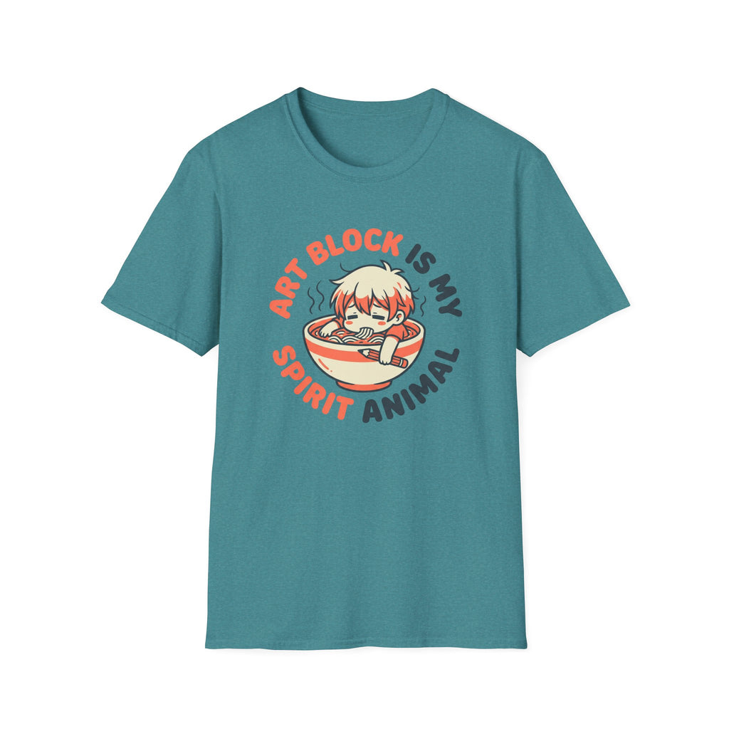 Art Block Is My Spirit Animal - t-shirt