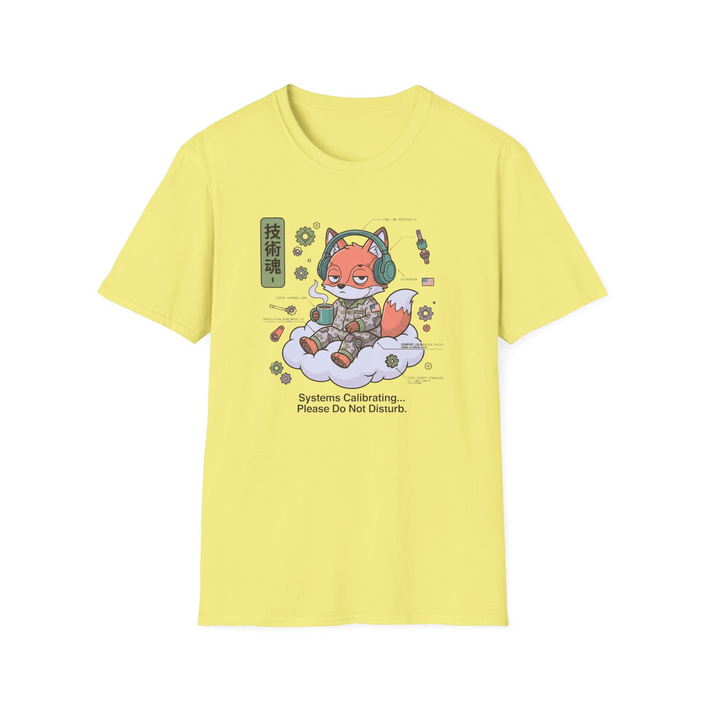 Fox Floating On A Cloud - T-Shirt