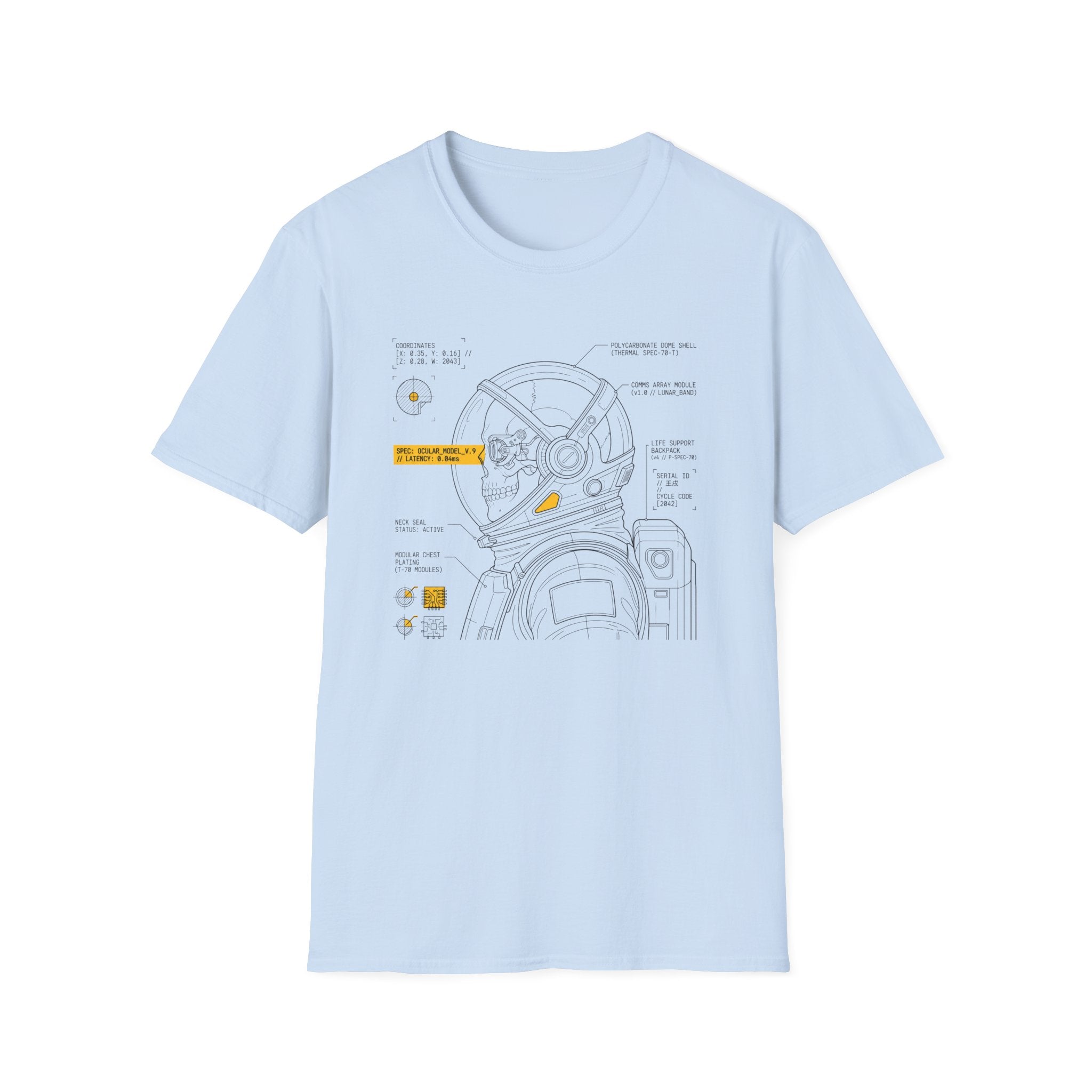Space Skeleton- T-Shirt