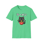 Cat Eating Ramien- T-Shirt