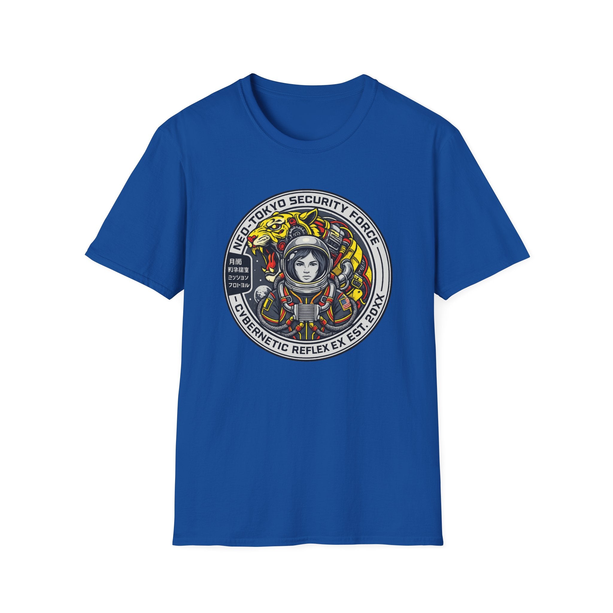 T-Shirt — Neo-Tokyo Security Force Astronaut Graphic Tee