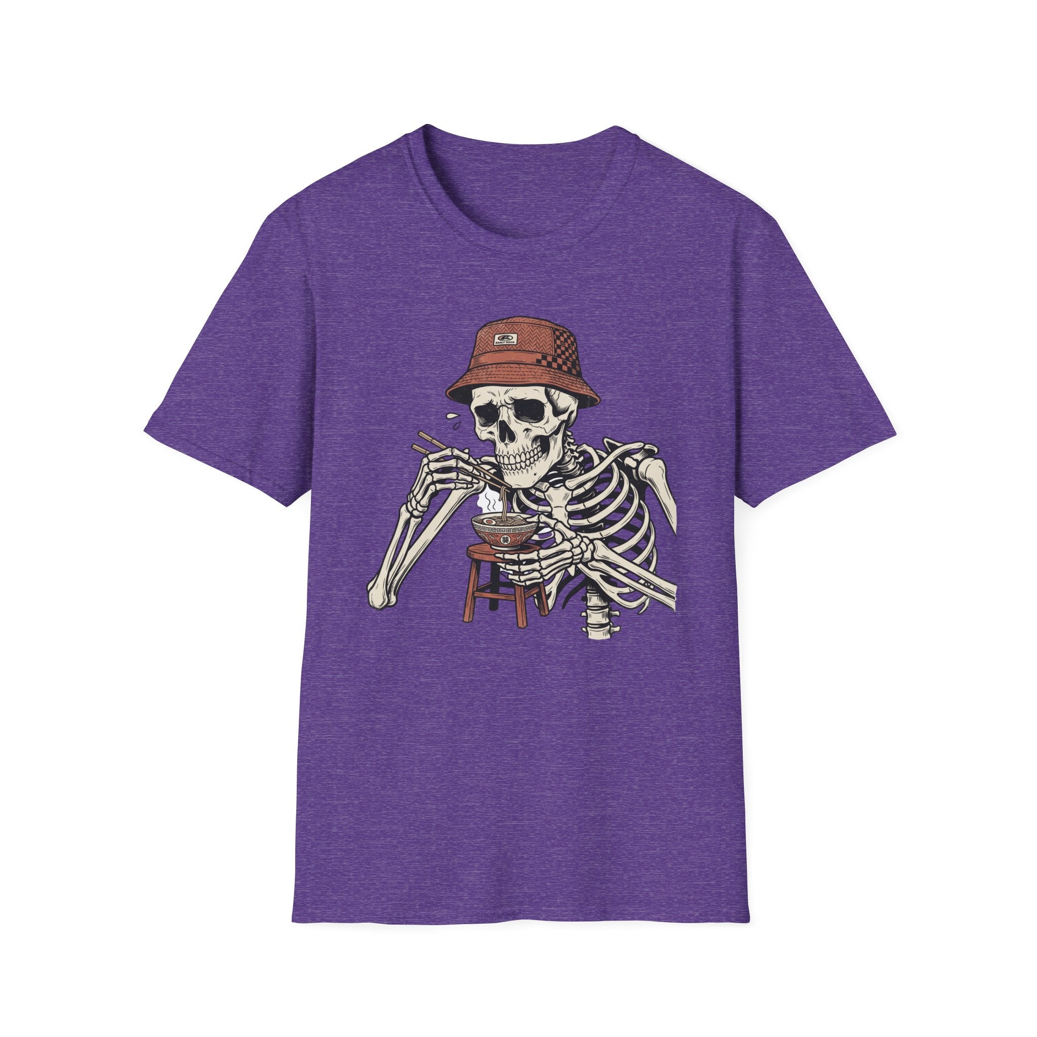 Skeleton Eating Ramen- T-Shirt