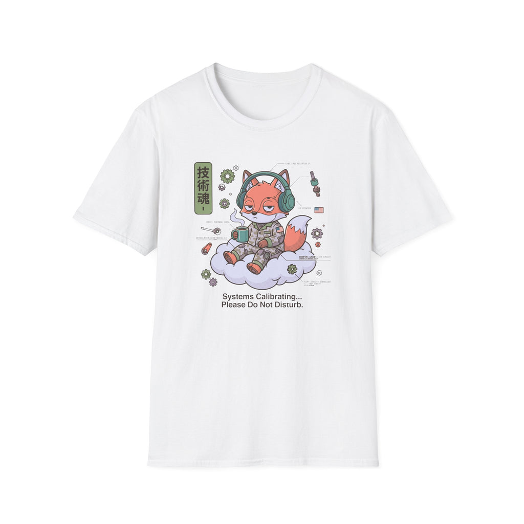 Fox Floating On A Cloud - T-Shirt