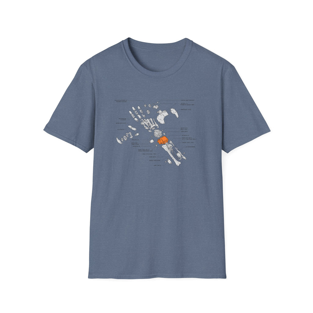 Cybernetic Hand Diagram -T-Shirt