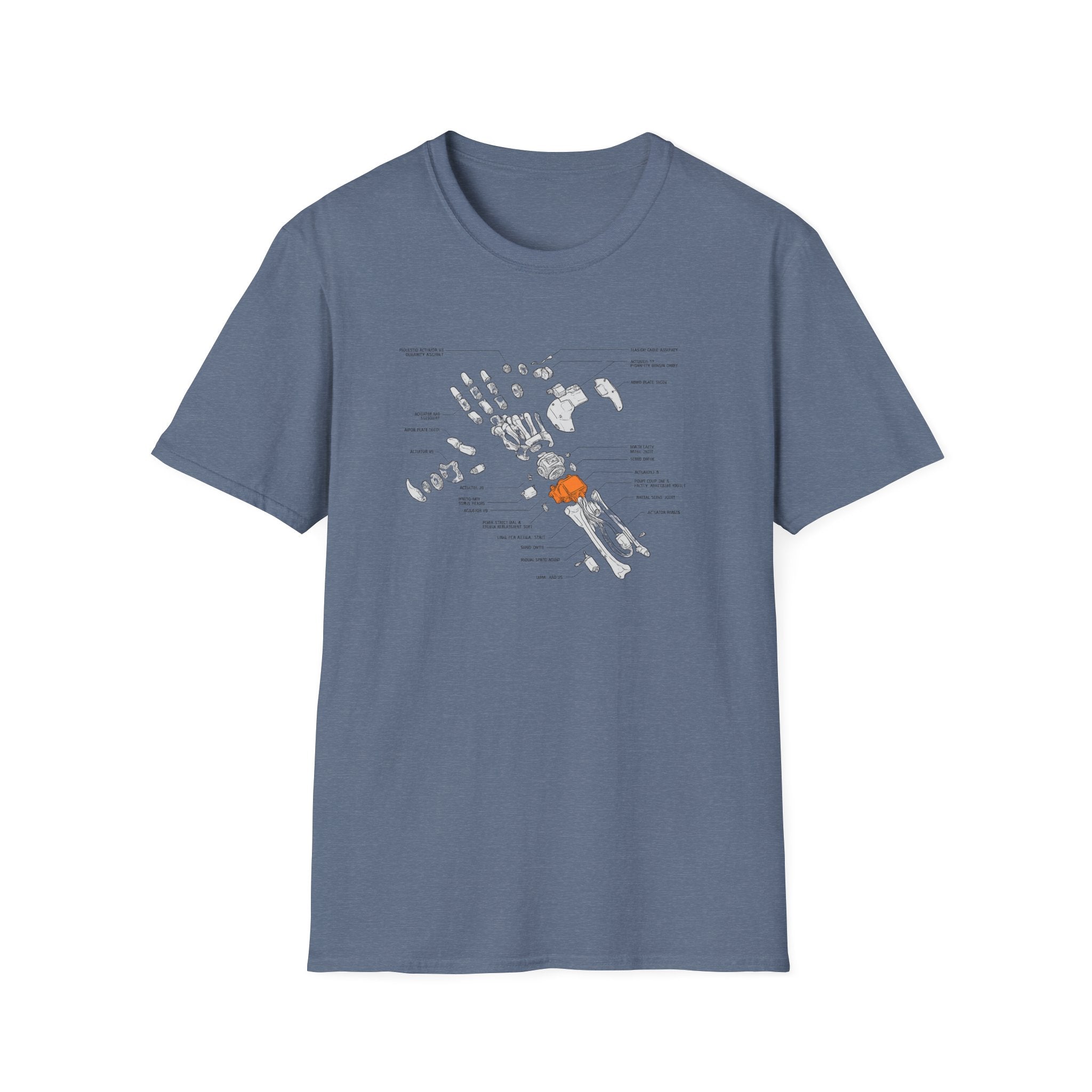 Cybernetic Hand Diagram -T-Shirt