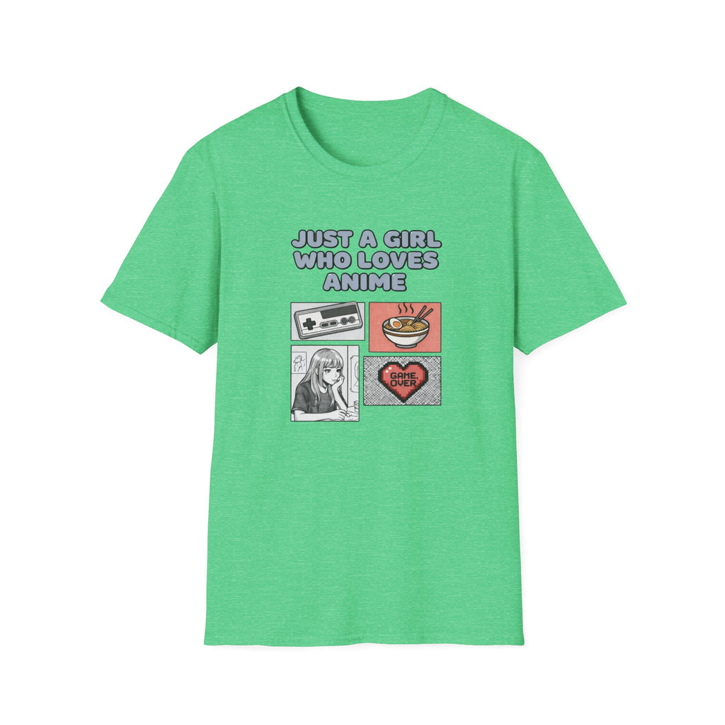 Just A Gurl Who Loves Anime -T-Shirt