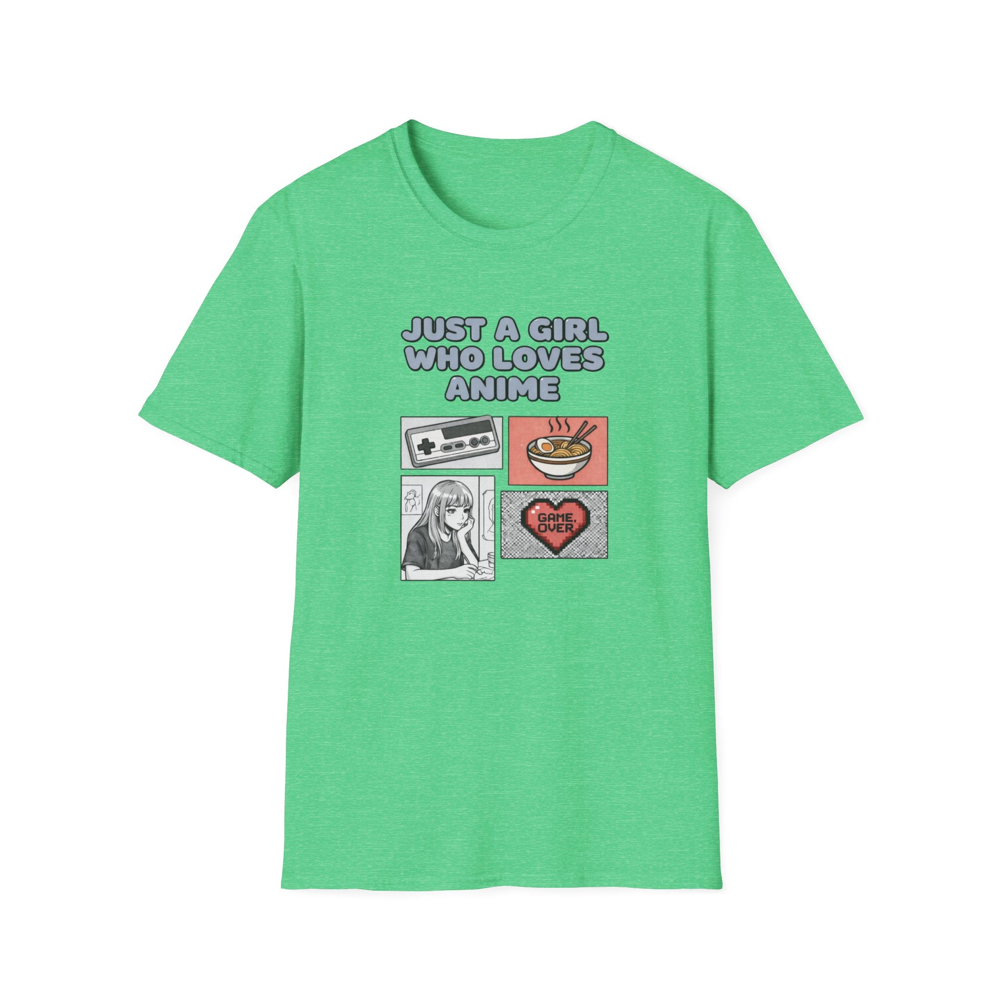 Just A Gurl Who Loves Anime -T-Shirt
