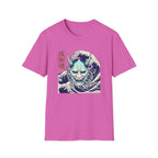 Cyber Mask With Waves - T-Shirt