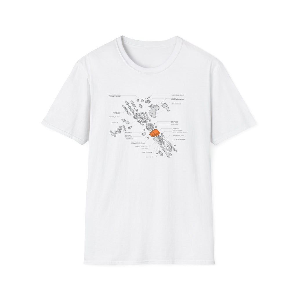 Cybernetic Hand Diagram -T-Shirt