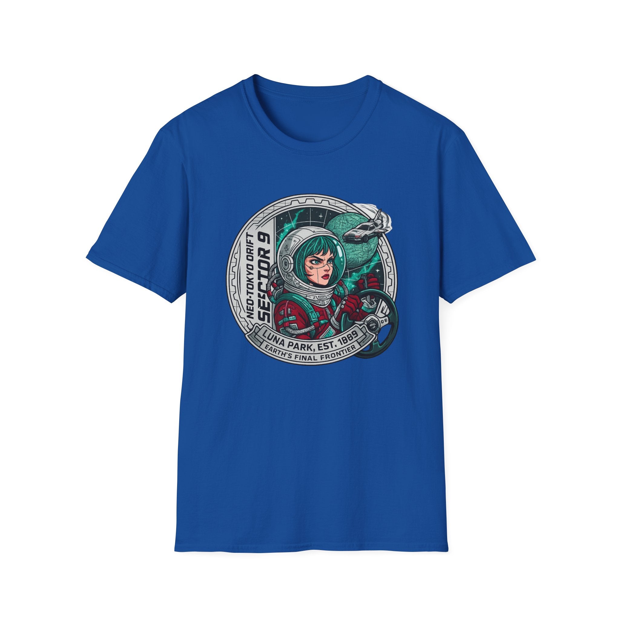 Astronaut Girl Sector 9- t-shirt