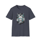 Cyberpunk Oni With Blue Eyes- t-shirt