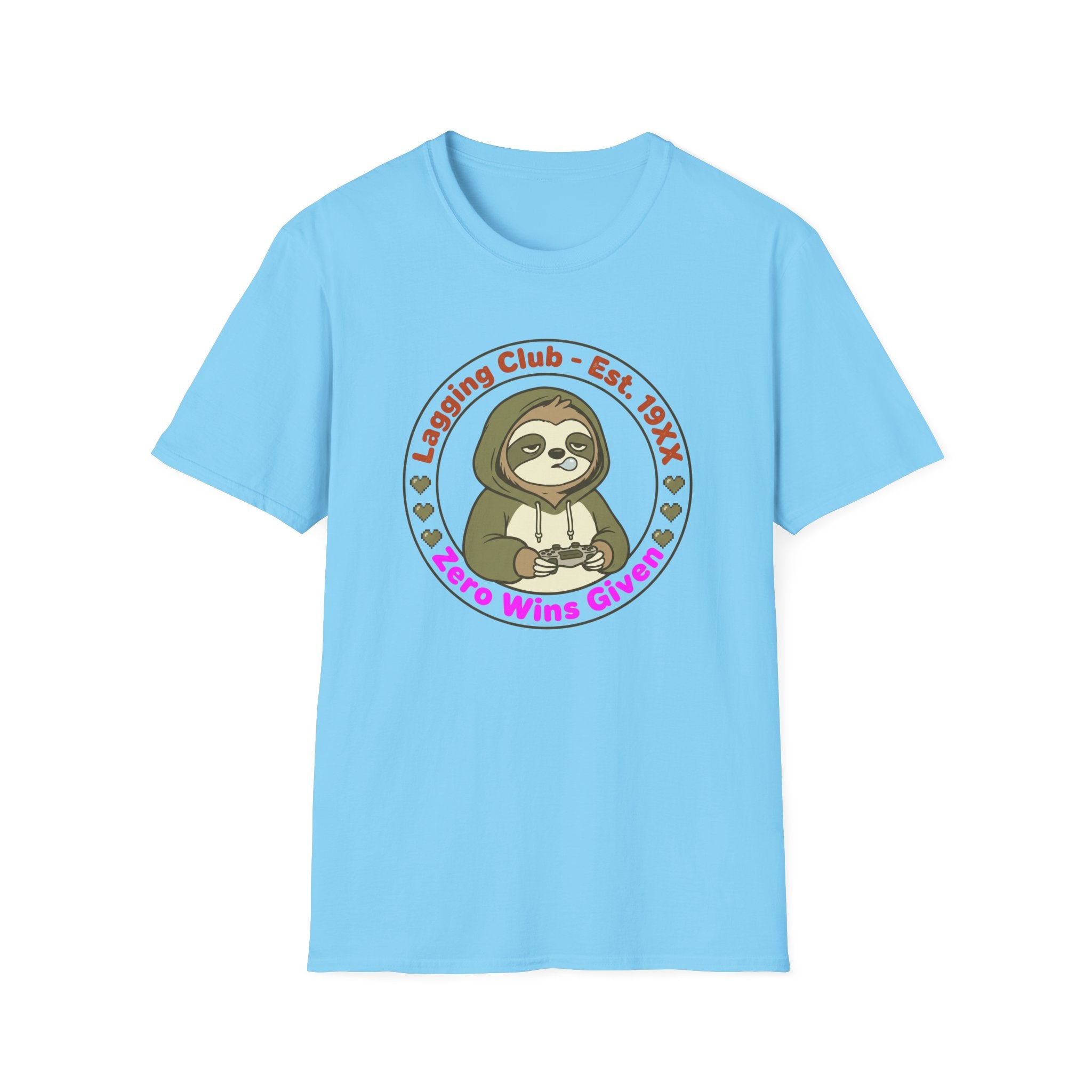 Hoodie Sloth Gamer -T-Shirt