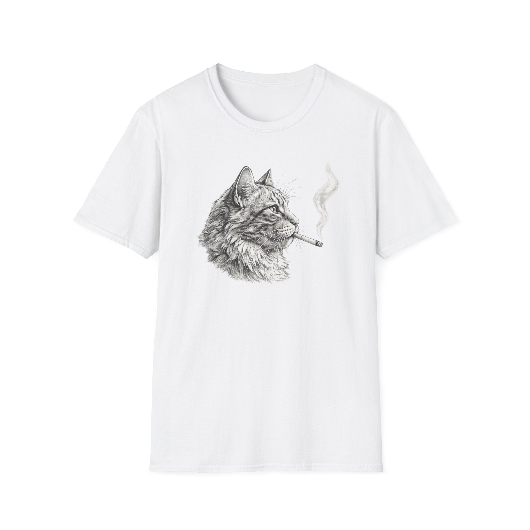 Cat Smoking  - t-shirt