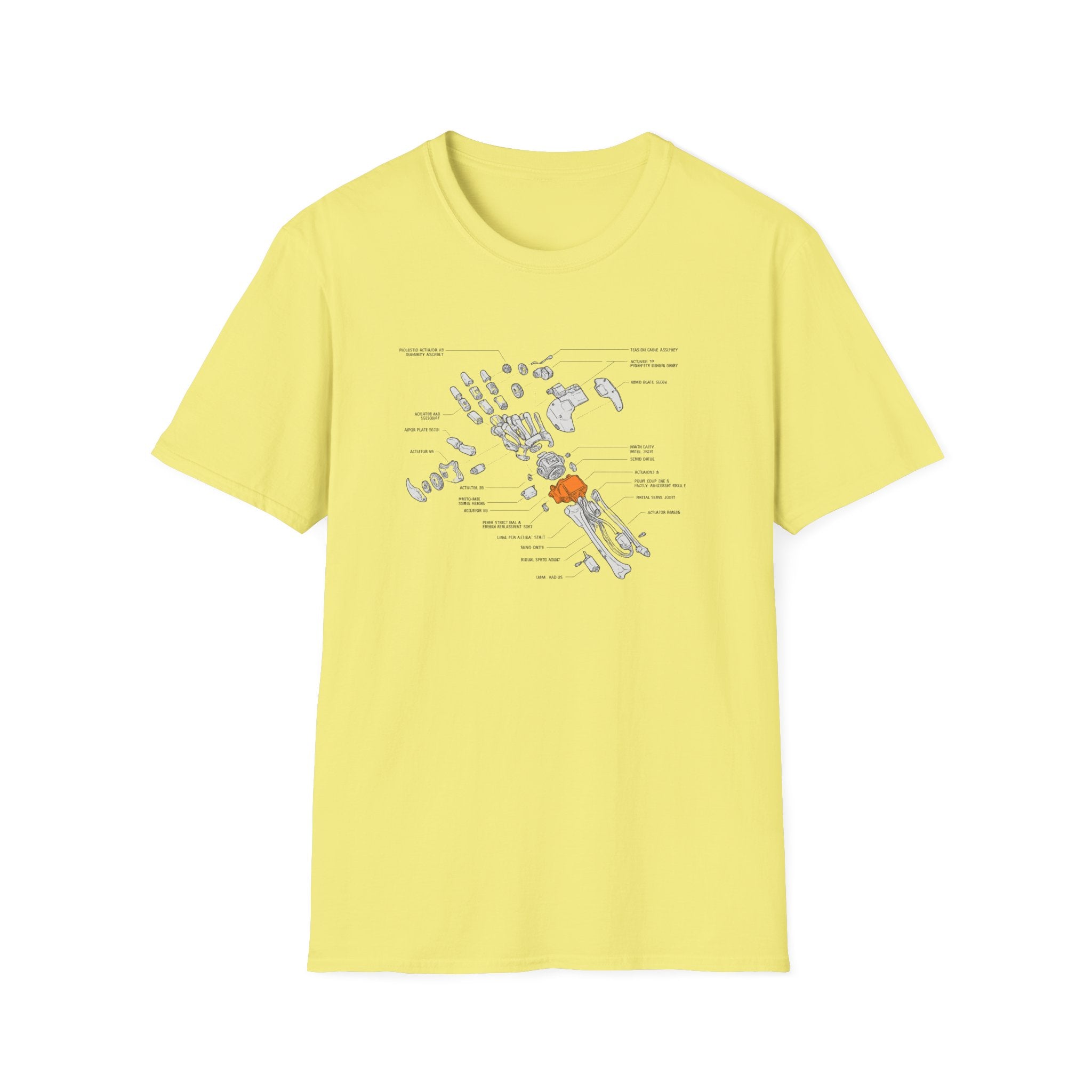 Cybernetic Hand Diagram -T-Shirt