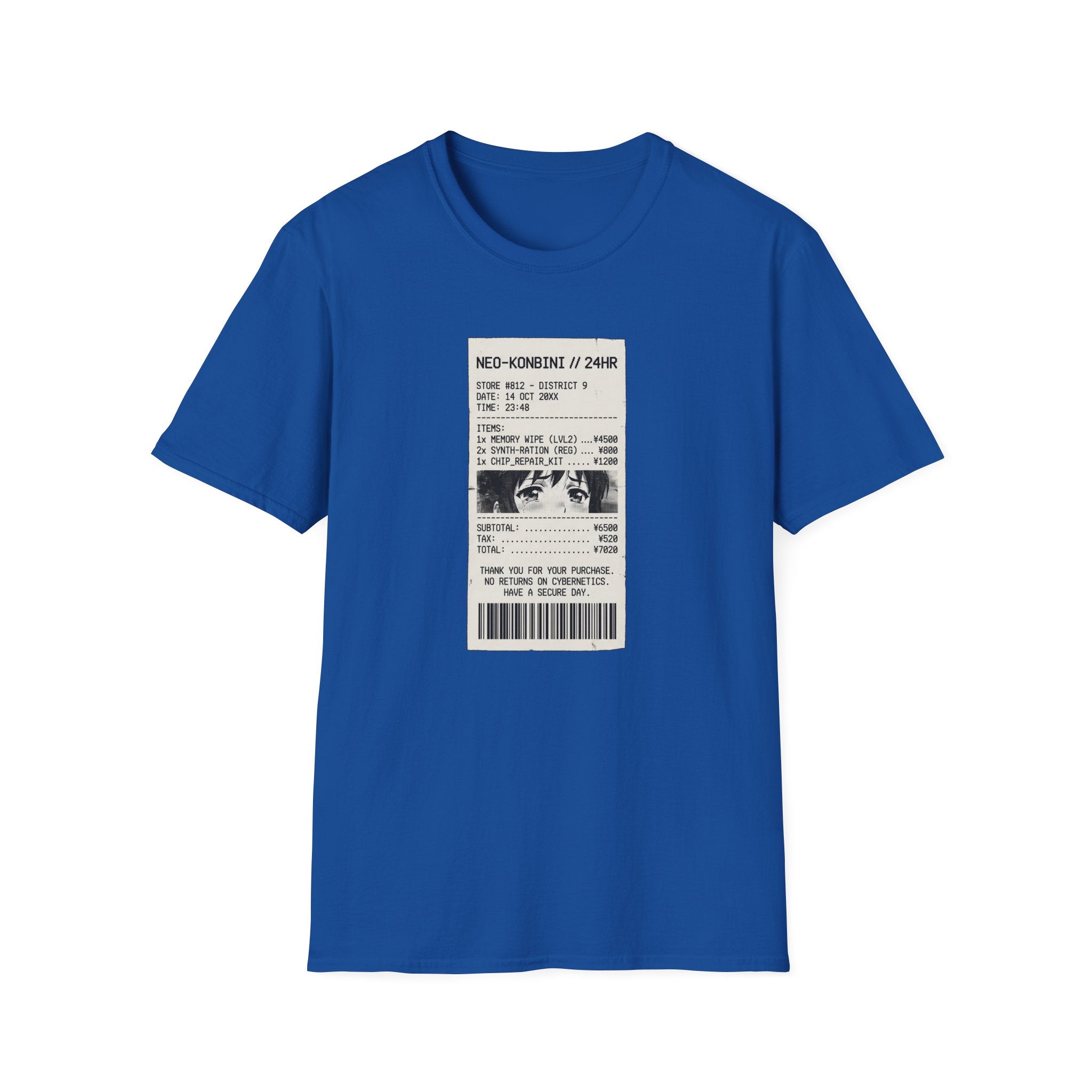 Neo Konbini Receipt -T-Shirt
