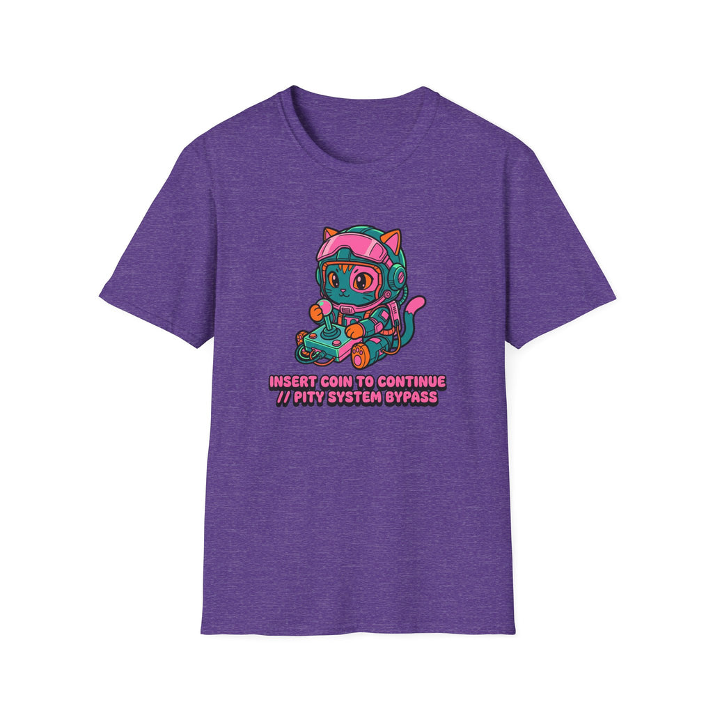 Cat Playing Games  - T-Shirt