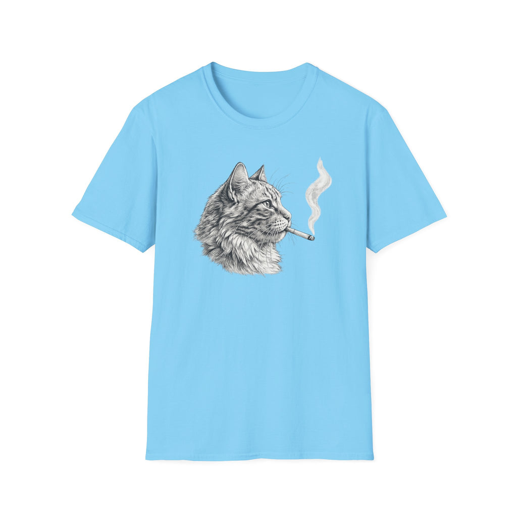 Cat Smoking  - t-shirt