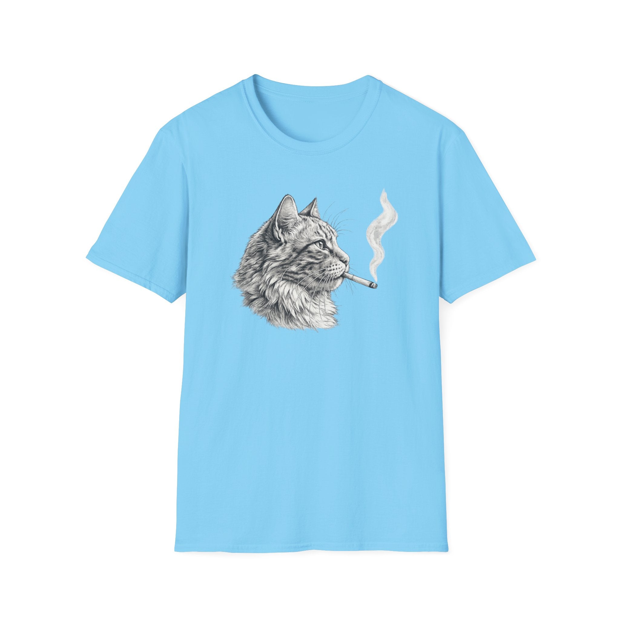 Cat Smoking  - t-shirt