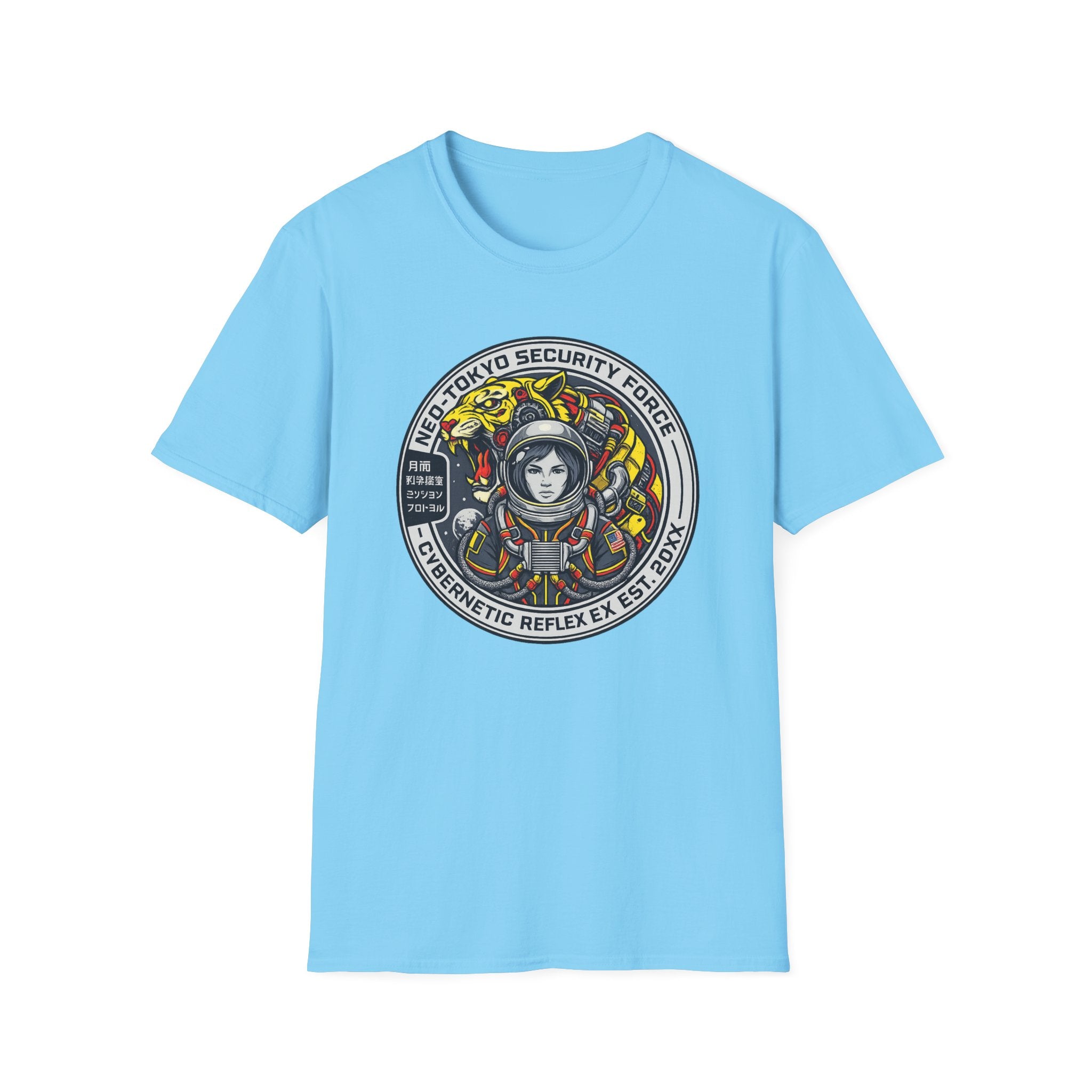 T-Shirt — Neo-Tokyo Security Force Astronaut Graphic Tee
