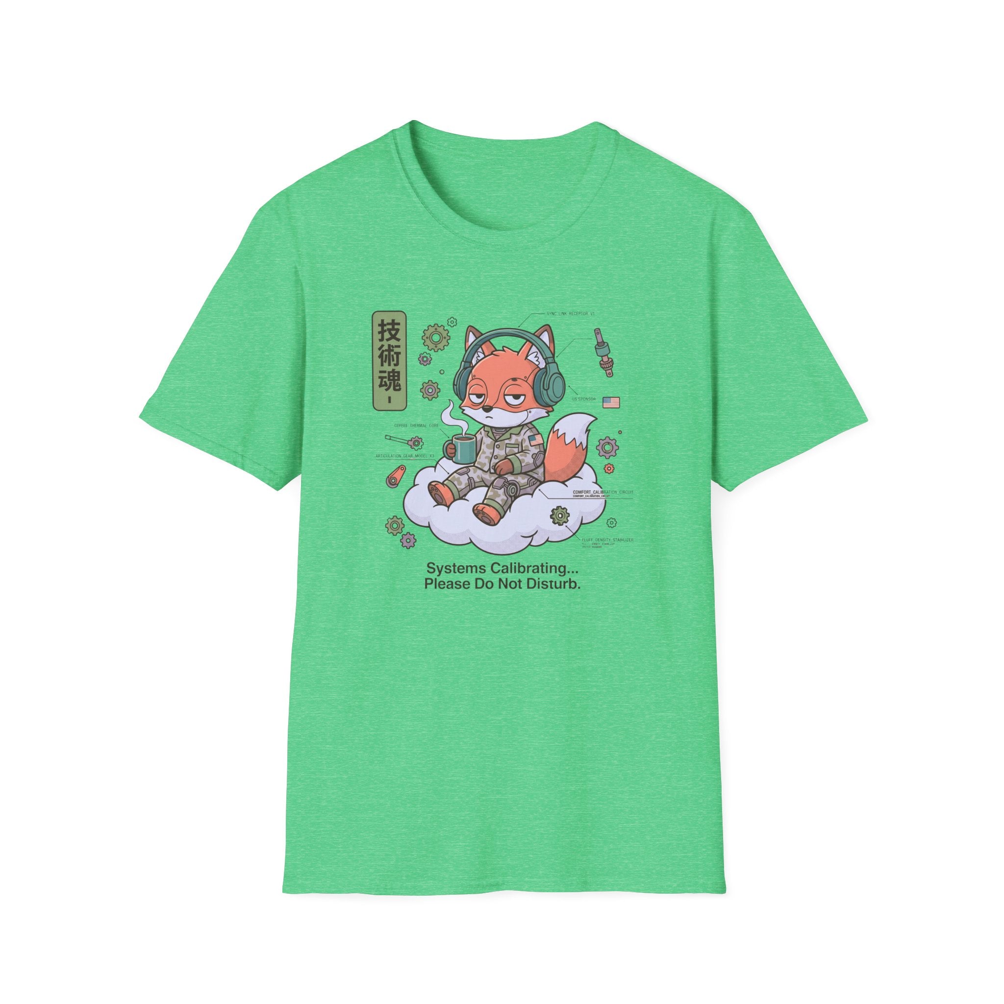 Fox Floating On A Cloud - T-Shirt