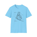 Samurai Girl Holding Sword  - T-Shirt