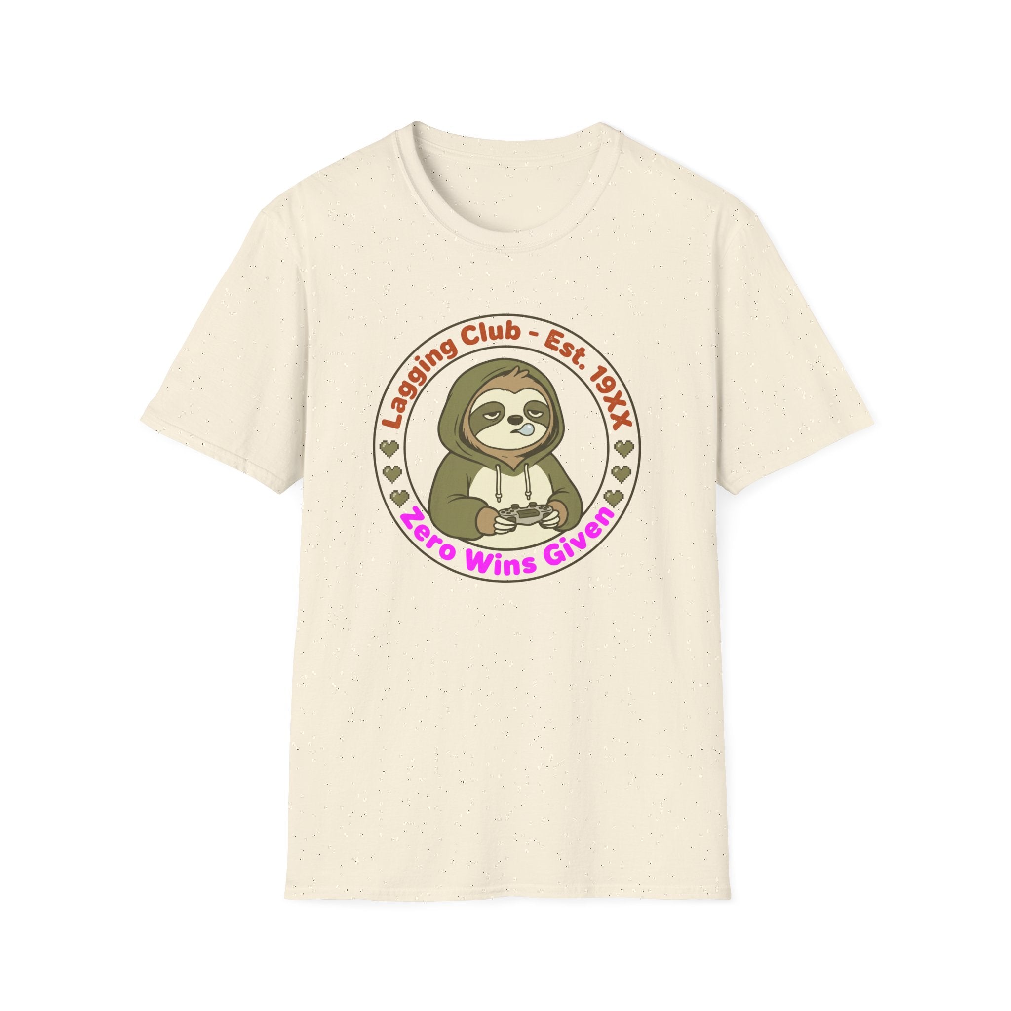 Hoodie Sloth Gamer -T-Shirt