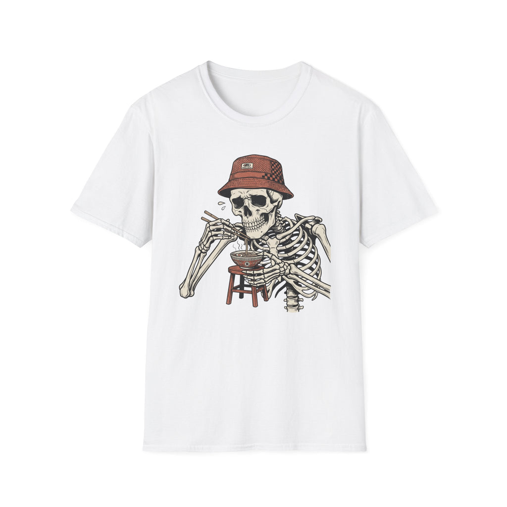 Skeleton Eating Ramen- T-Shirt