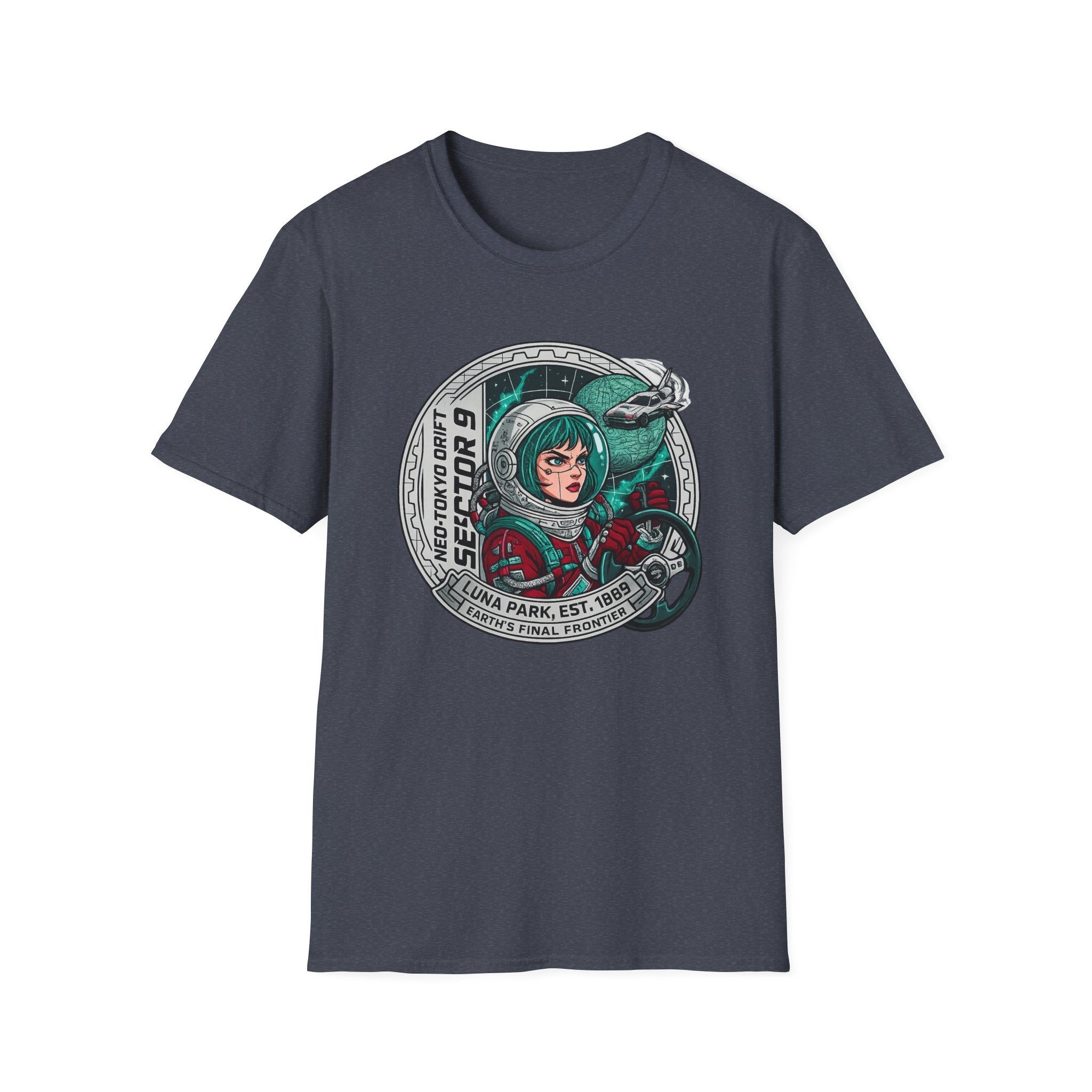 Astronaut Girl Sector 9- t-shirt