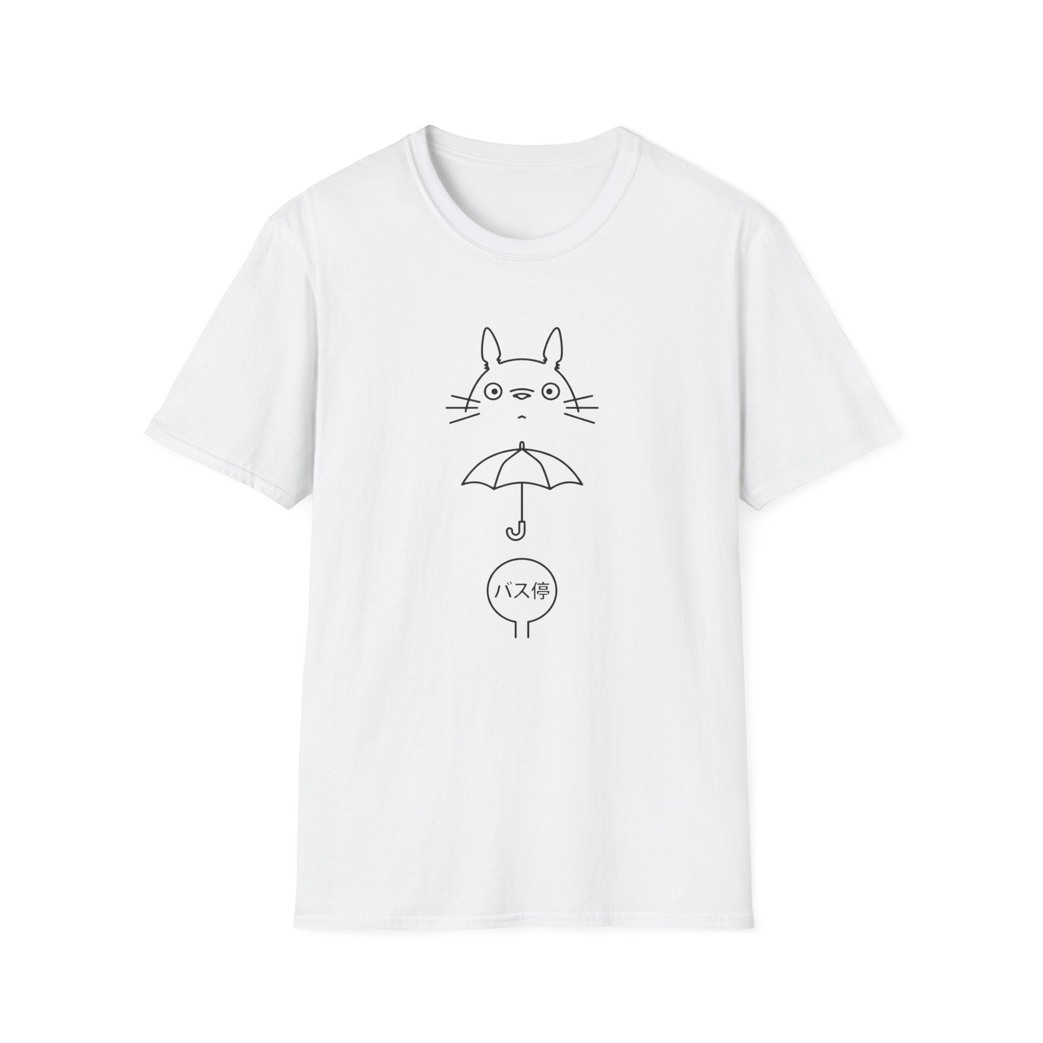 Cat With Umbrella  - T-Shirt
