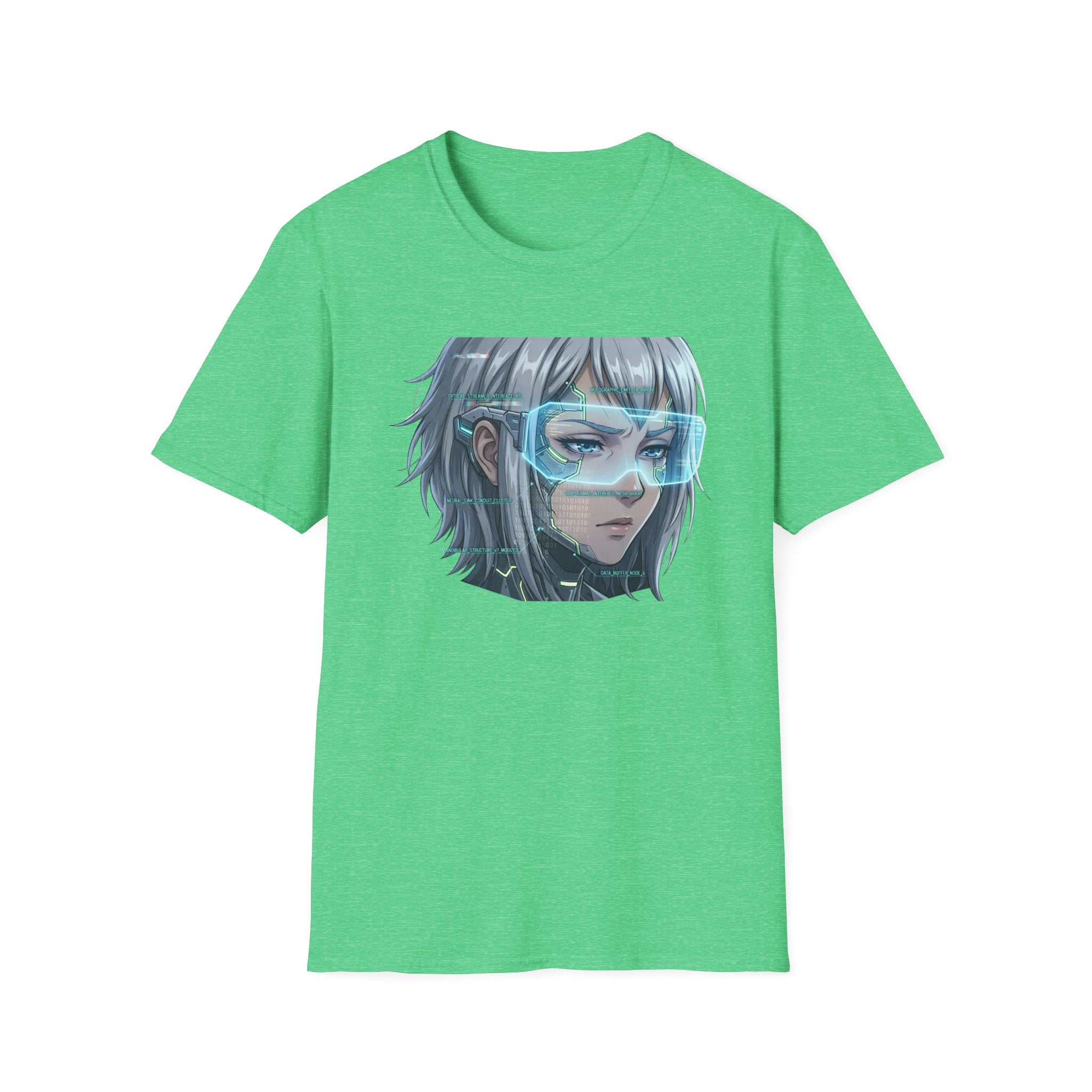 Grey Punk Rock Girl - t-shirt